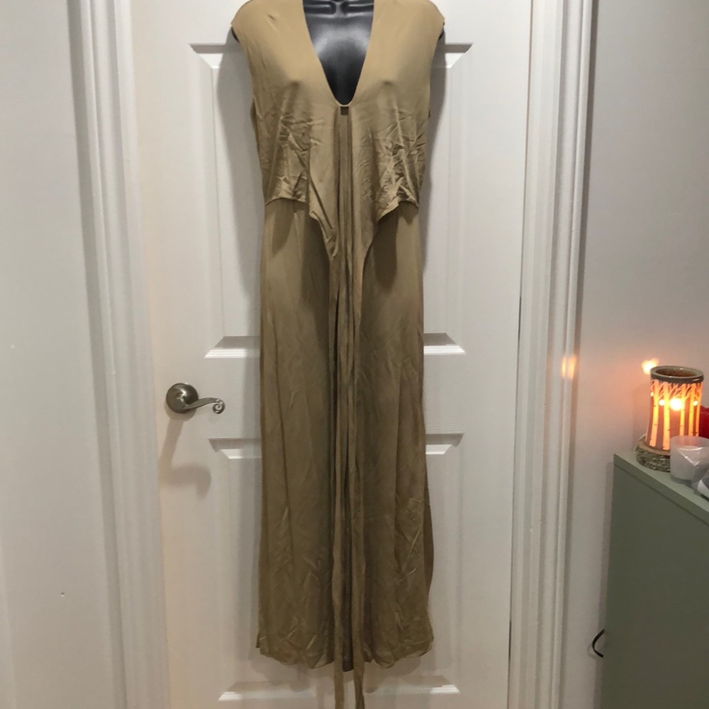 New with tags long beige dress